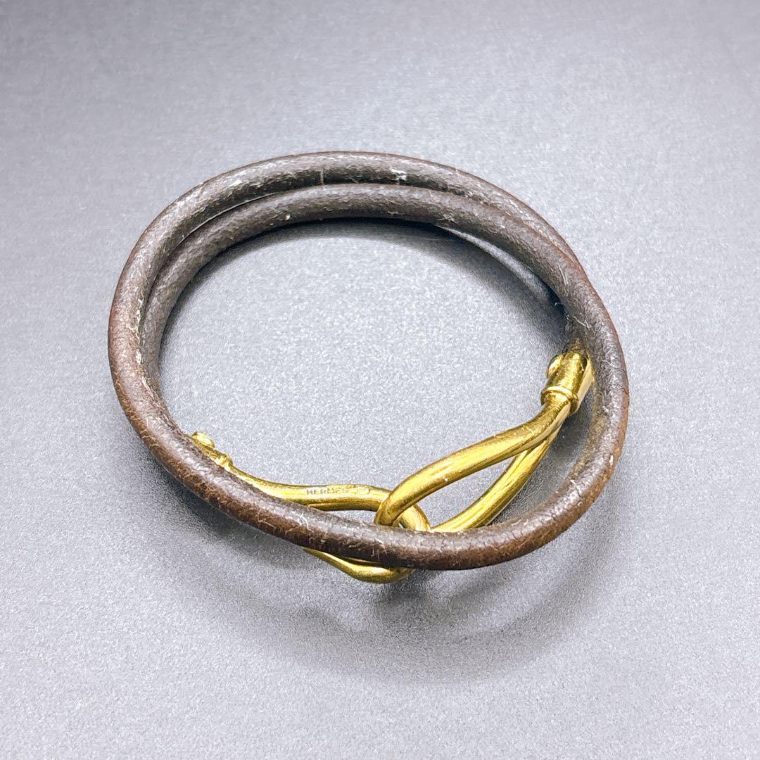 エルメス HERMES チョーカージャンボダークブラウンJUMBOブレスレット✧