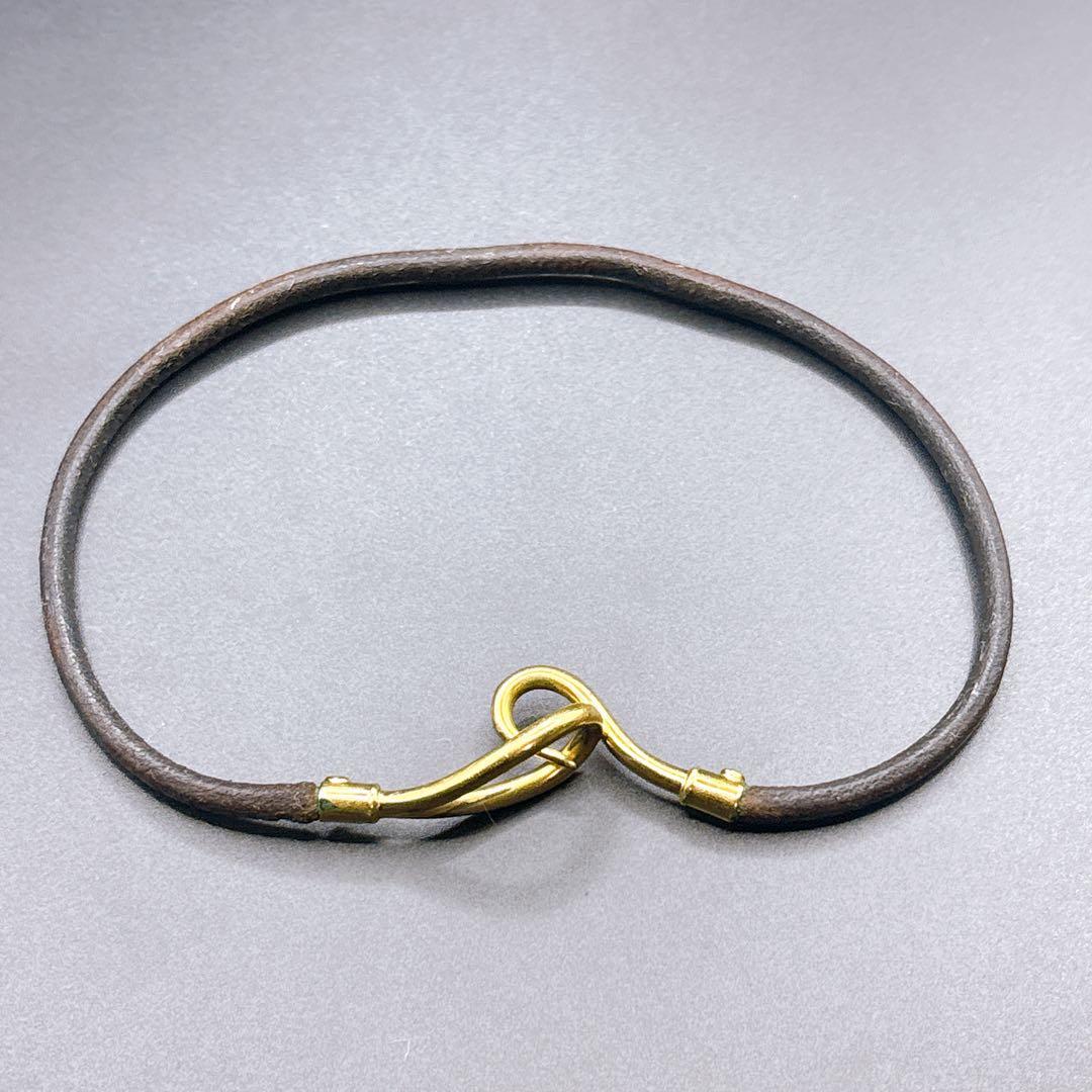 エルメス HERMES チョーカージャンボダークブラウンJUMBOブレスレット✧