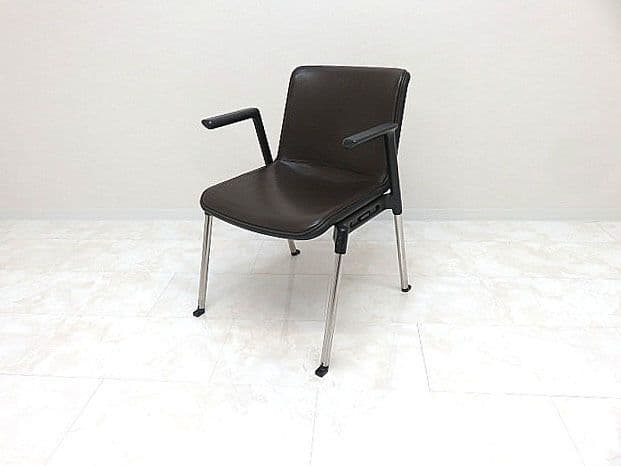 希少品ホウトク 川上元美「ラピス」アームチェア　グッドデザイン賞　スタッキング可