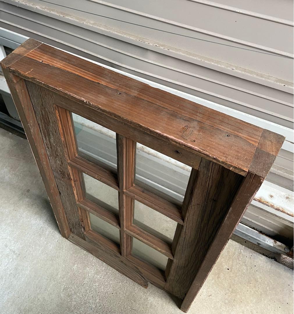 稀少/アンティーク/フランス/古材/窓枠/窓/店舗什器/③