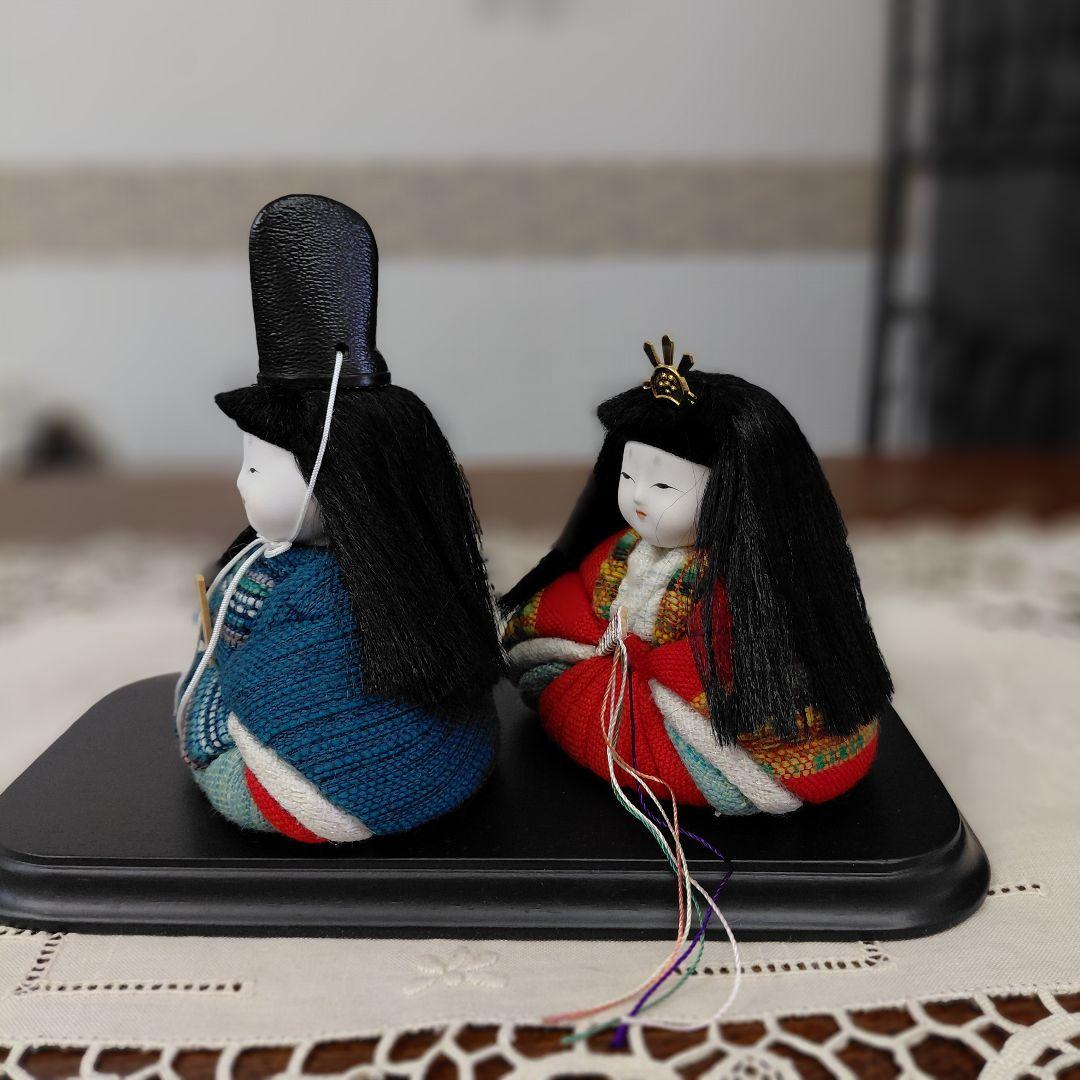 【美品】雛人形　優佳良織　おひなさまセット　北海道優佳良織工芸館　木目込み