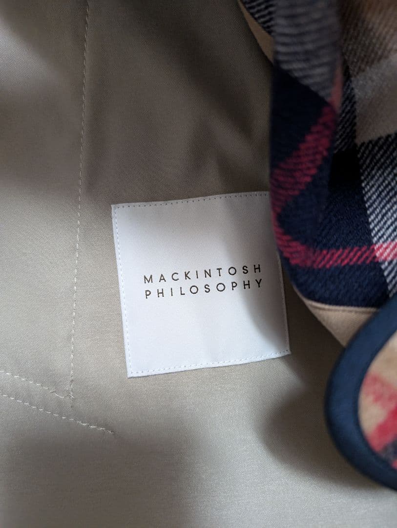 インナー取り外し可　マッキントッシュフィロソフィー　 トレンチコート　フード付き