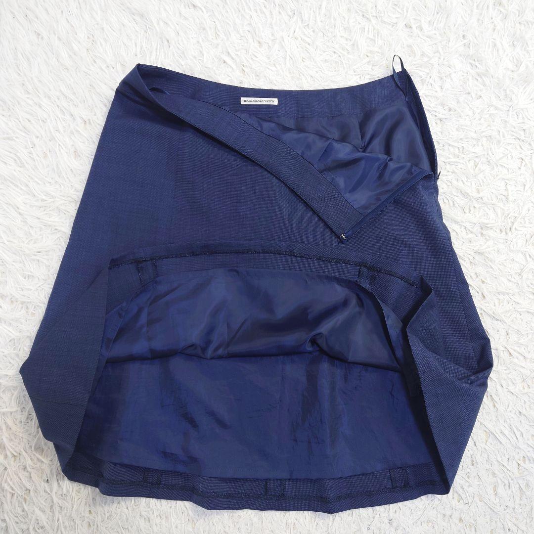 希少大きいサイズ　17号　n line　スーツ3点セット　洗える　ネイビー