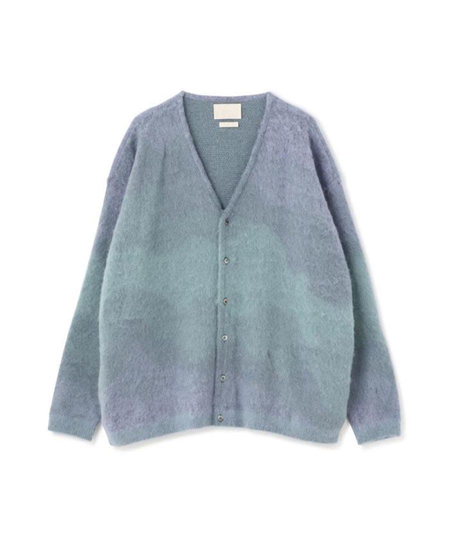 売り切り YOKE GRADATION JACQUARD CARDIGAN 2