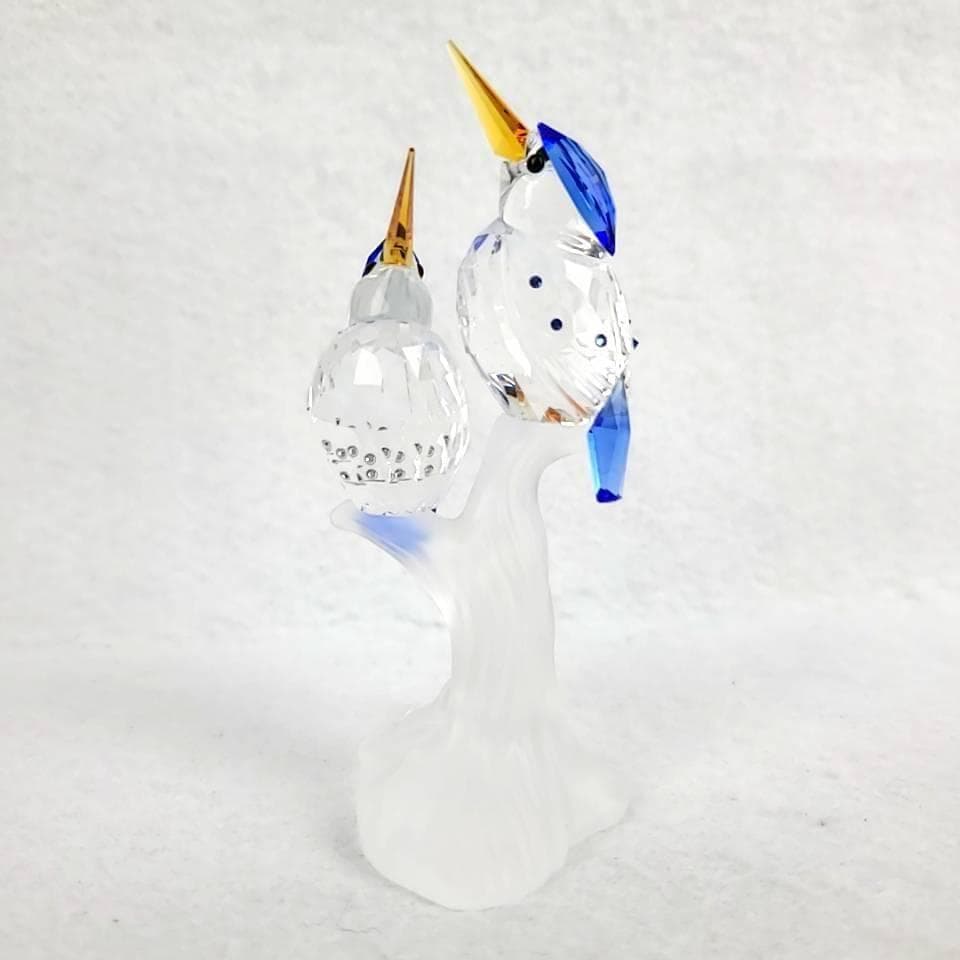 ・美品・スワロフスキー　カワセミ　623323　青い宝石　鳥　幸せを呼ぶ鳥 1