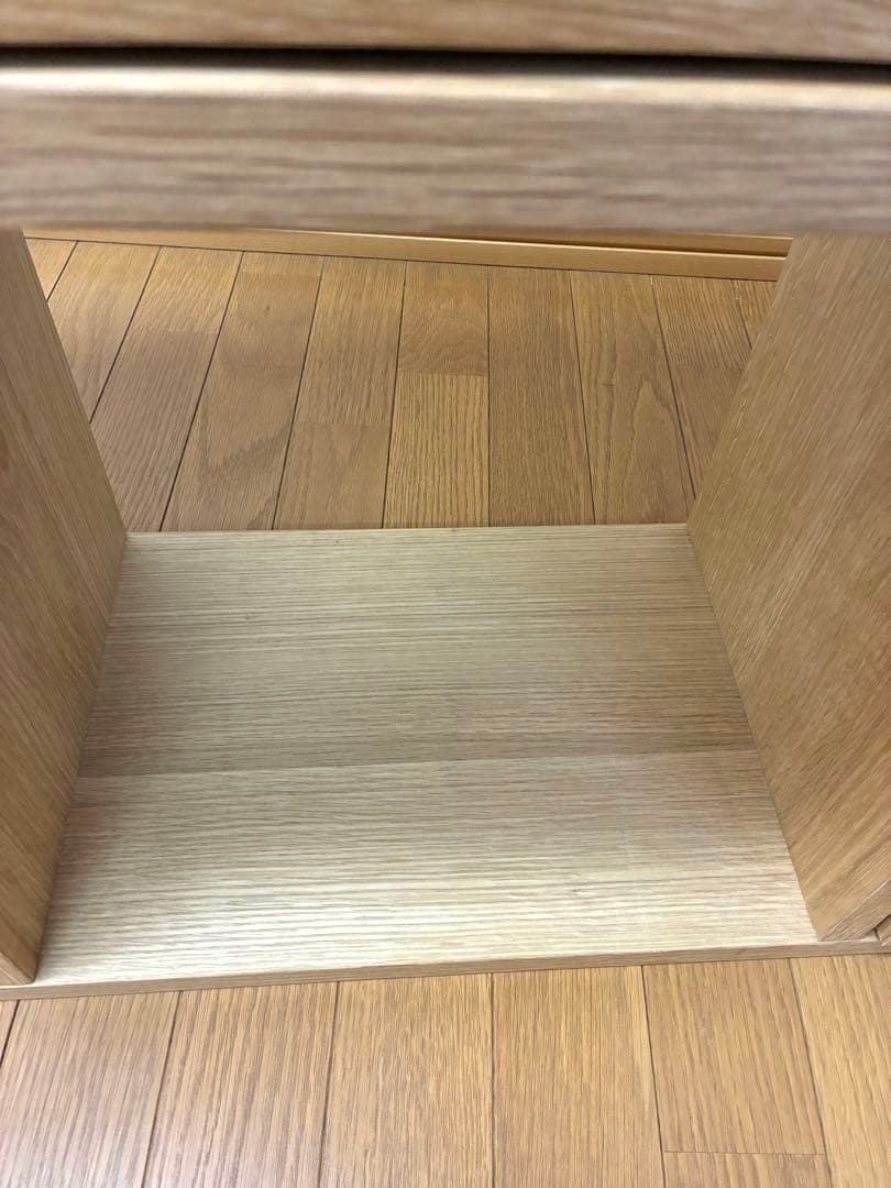 【無印良品】スタッキングシェルフセット・３段×２列・オーク材(引き出しセット)