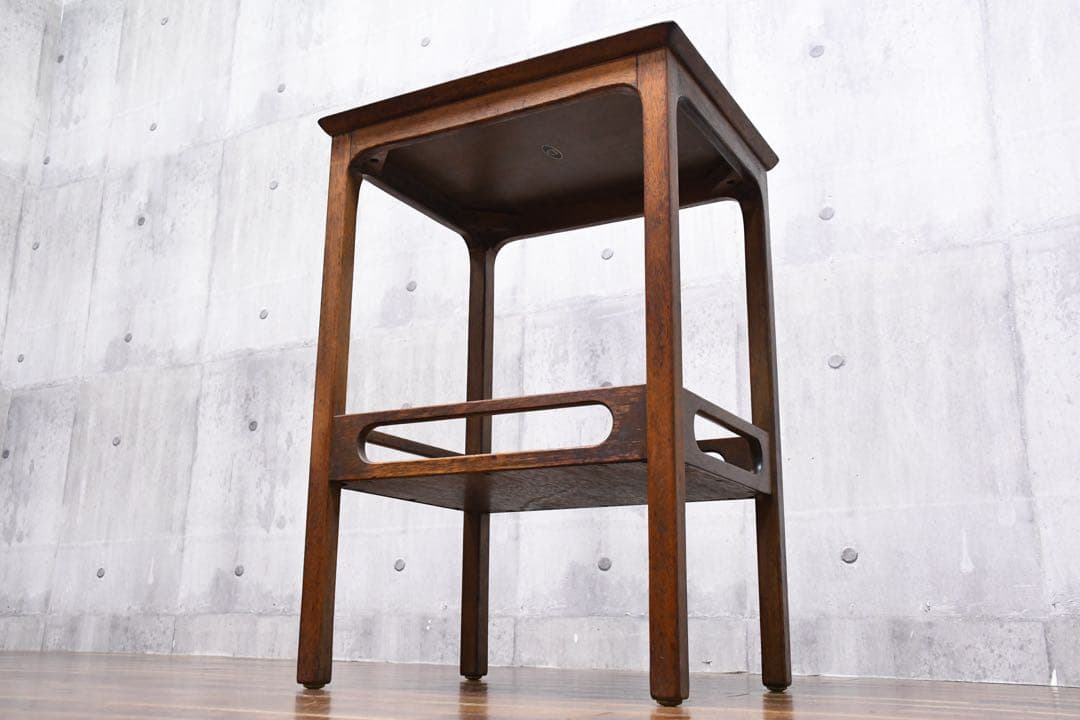 EEK85 オールドマルニ 孔雀ロゴ サイドテーブル 飾り台 花台 ヴィンテージ