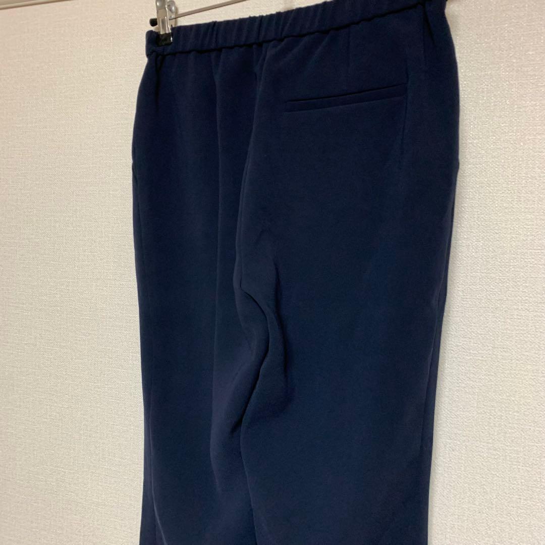 【大人気】セオリー　0 パンツスーツ　3点セット　ネイビー　ノーカラー　現行