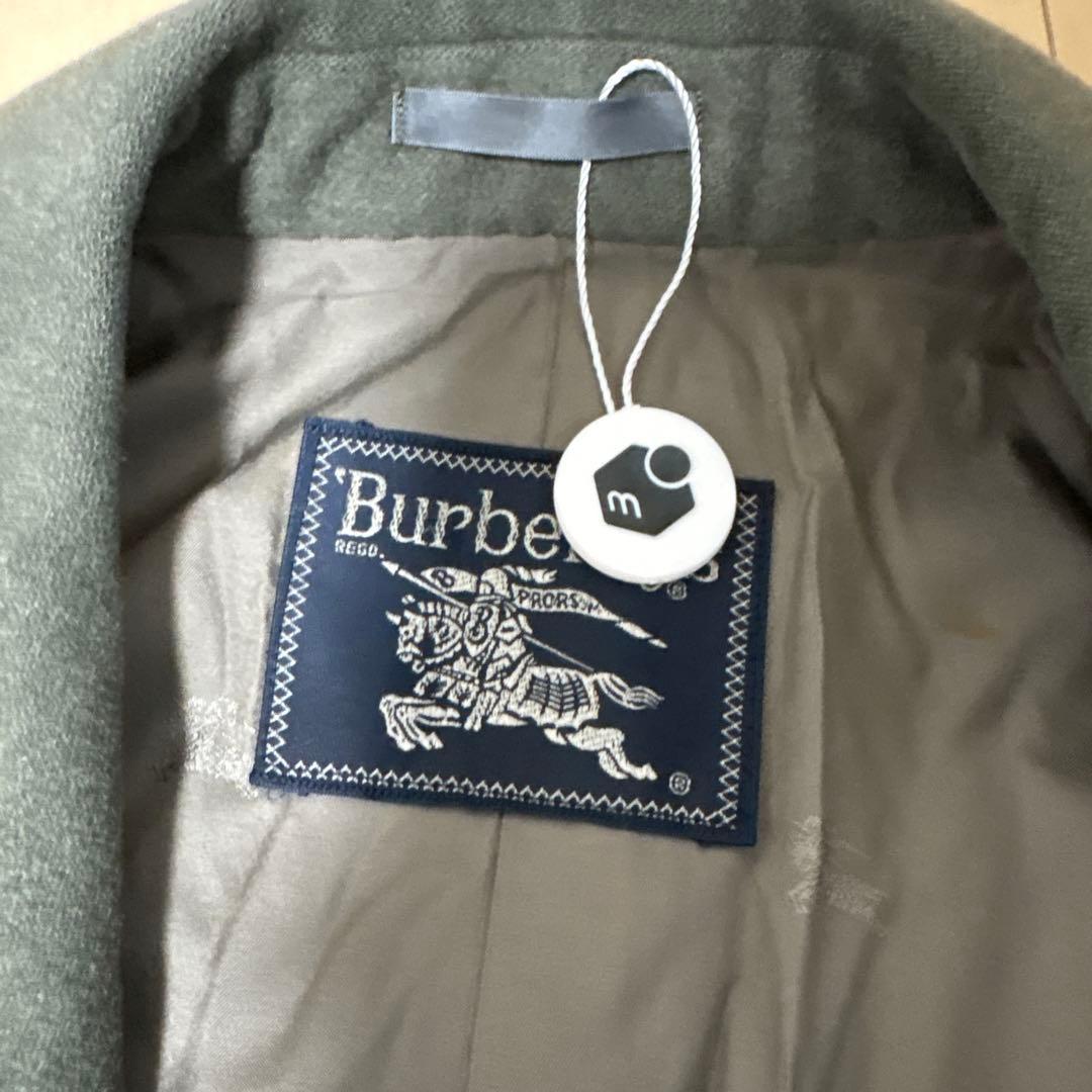 安心鑑定済 Burberrys バルマカーンコート ステンカラー カシミヤ