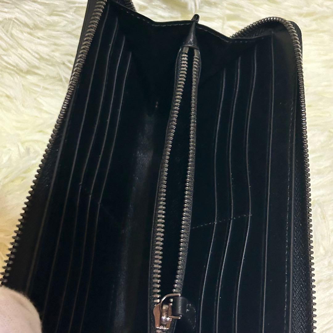 【希少】定価23万 限定品　UABONI ラウンド メンズ　長財布 EU製 本革