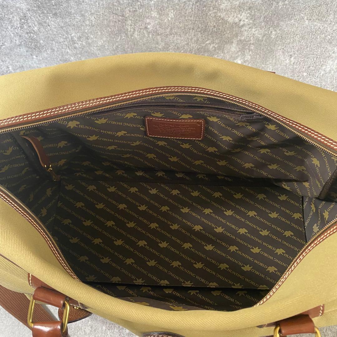 ハンティングワールド　サファリトゥデイ　ボストンバッグ　2way キャンバス