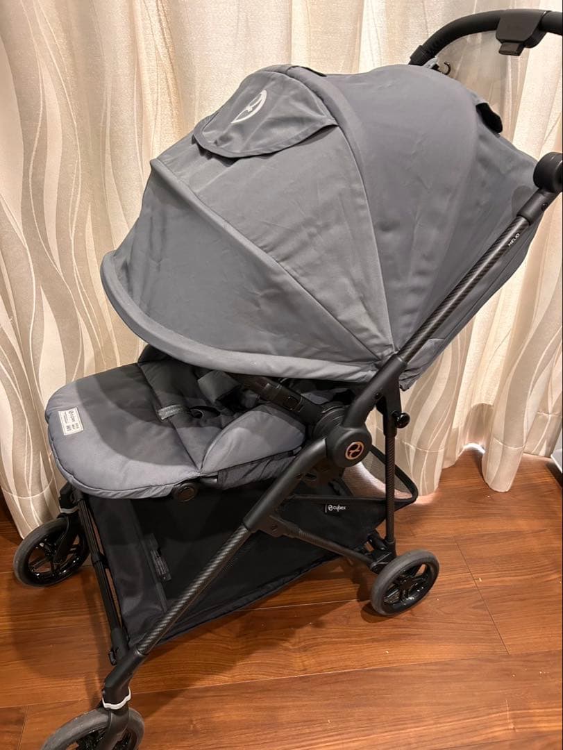 サイベックス メリオカーボン モニュメントグレー JP ウルトラライトベビーカー
