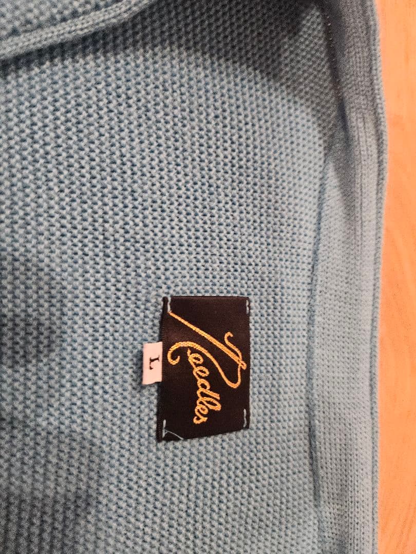 最終値下　Needles ライトブルー カーディガン Lサイズ