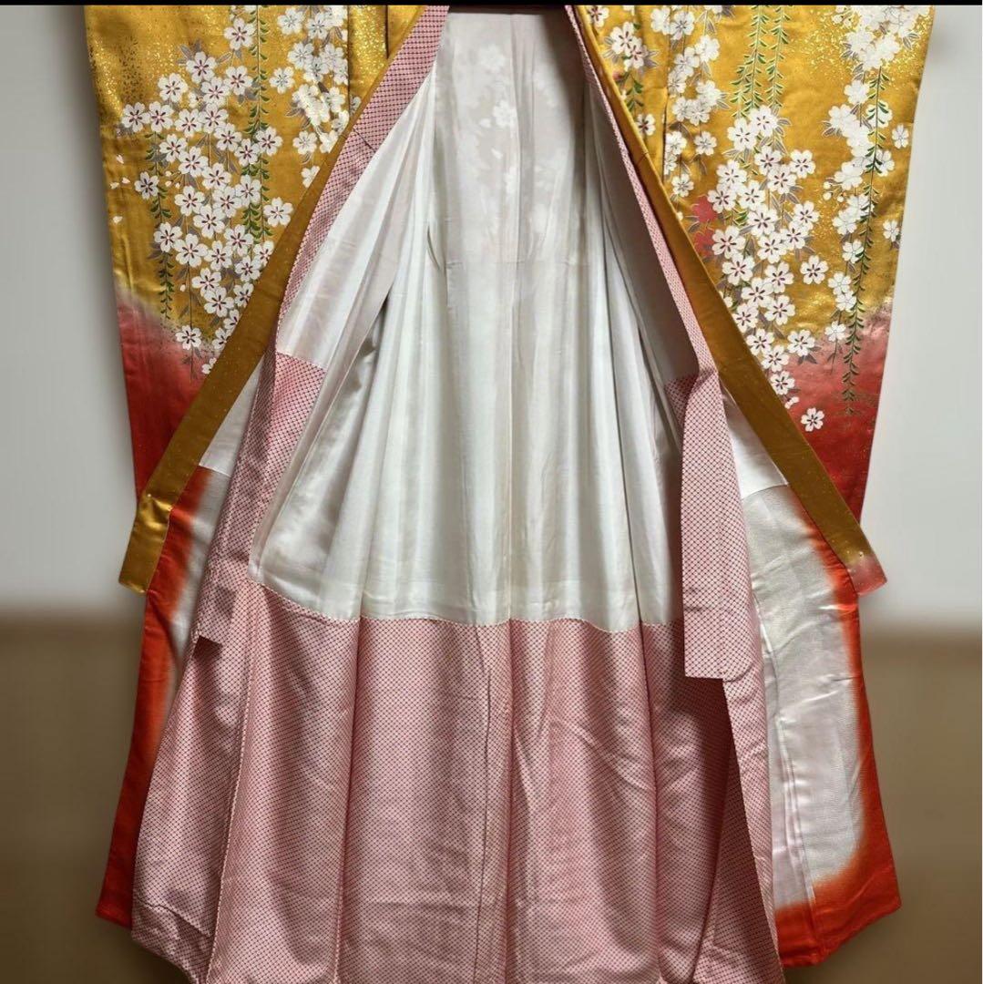 七五三　7歳　正絹着物　袋帯、小物セット　着物　女の子　早い者勝ちで！