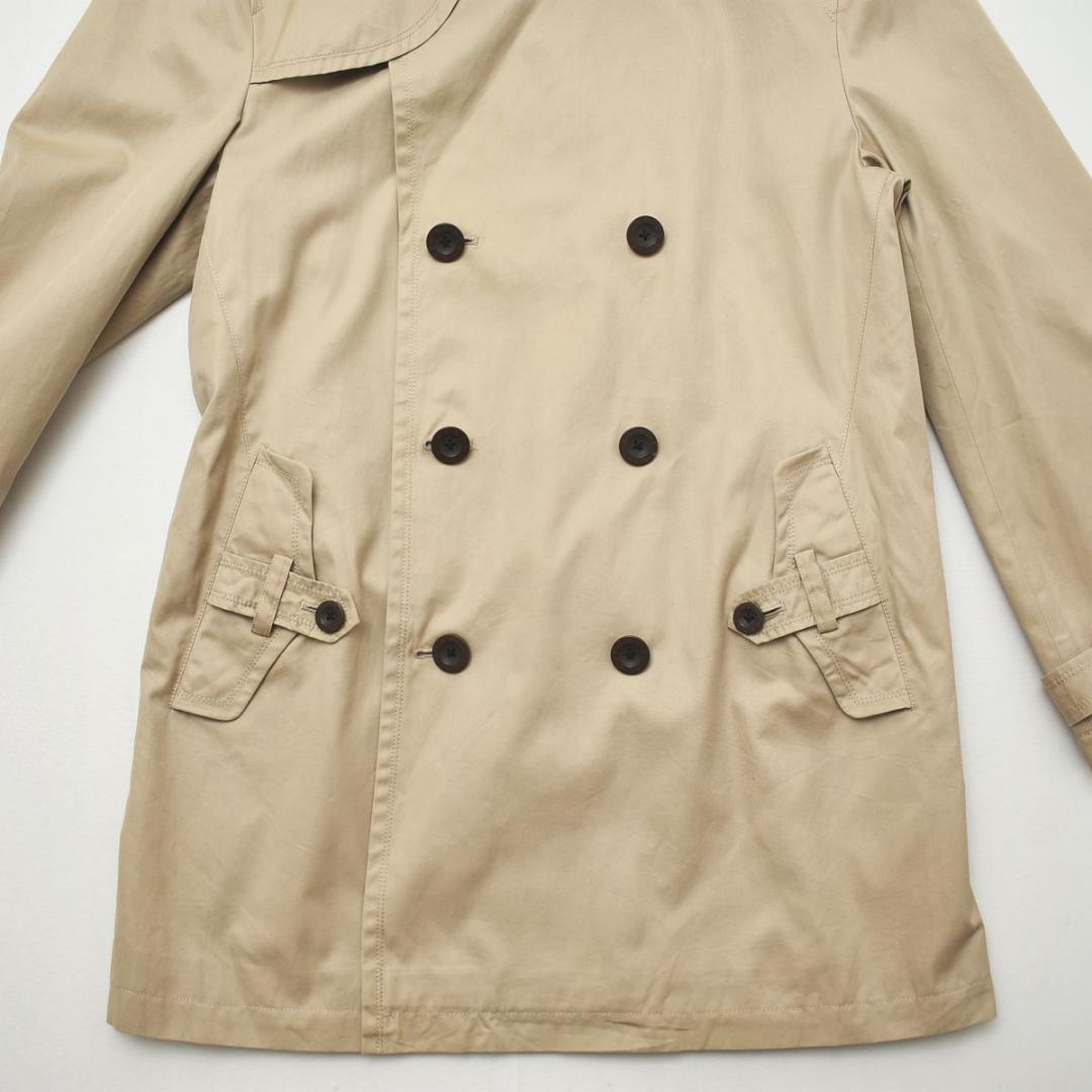 日本製 バーバリー ブラックレーベル トレンチコート L ベージュ ノバチェック