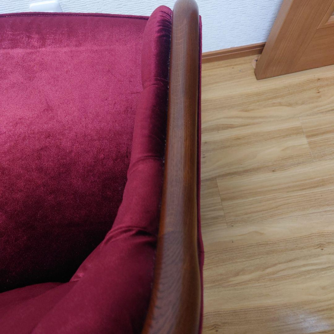 ★激レア★高級家具 カリモク ロココ調 クラシック チェスター 回転式