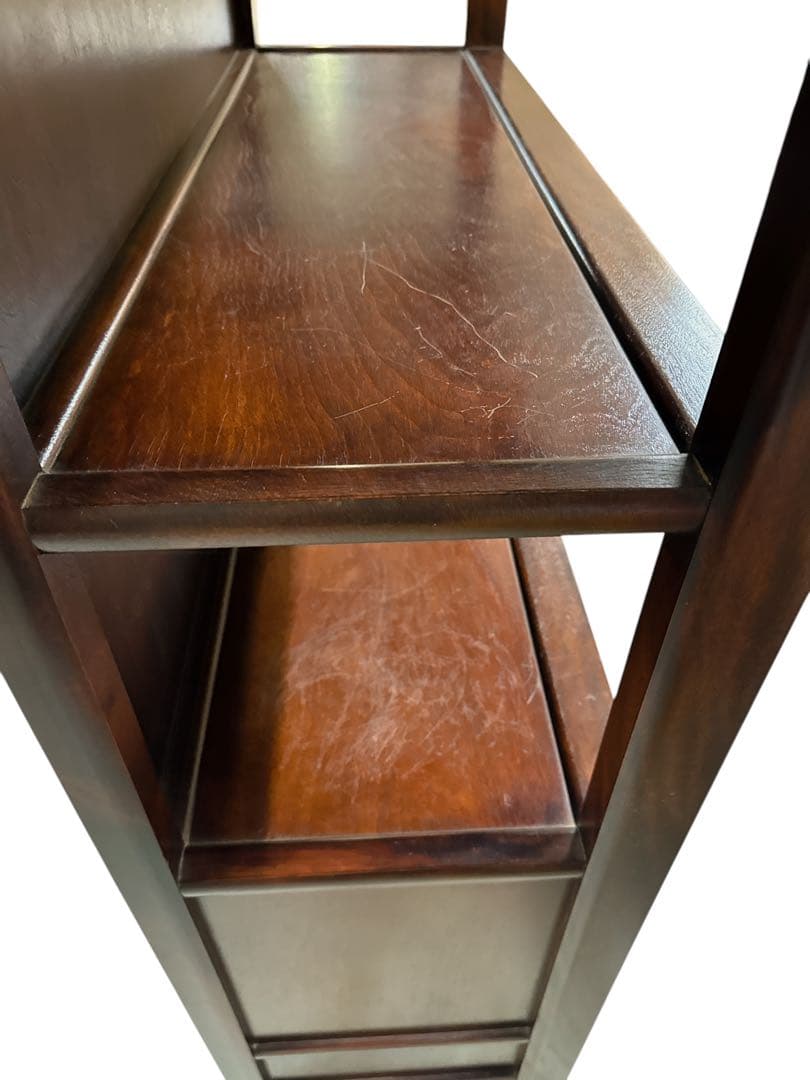 民芸家具 飾り棚 茶棚 キャビネット ミズメザクラ レトロ