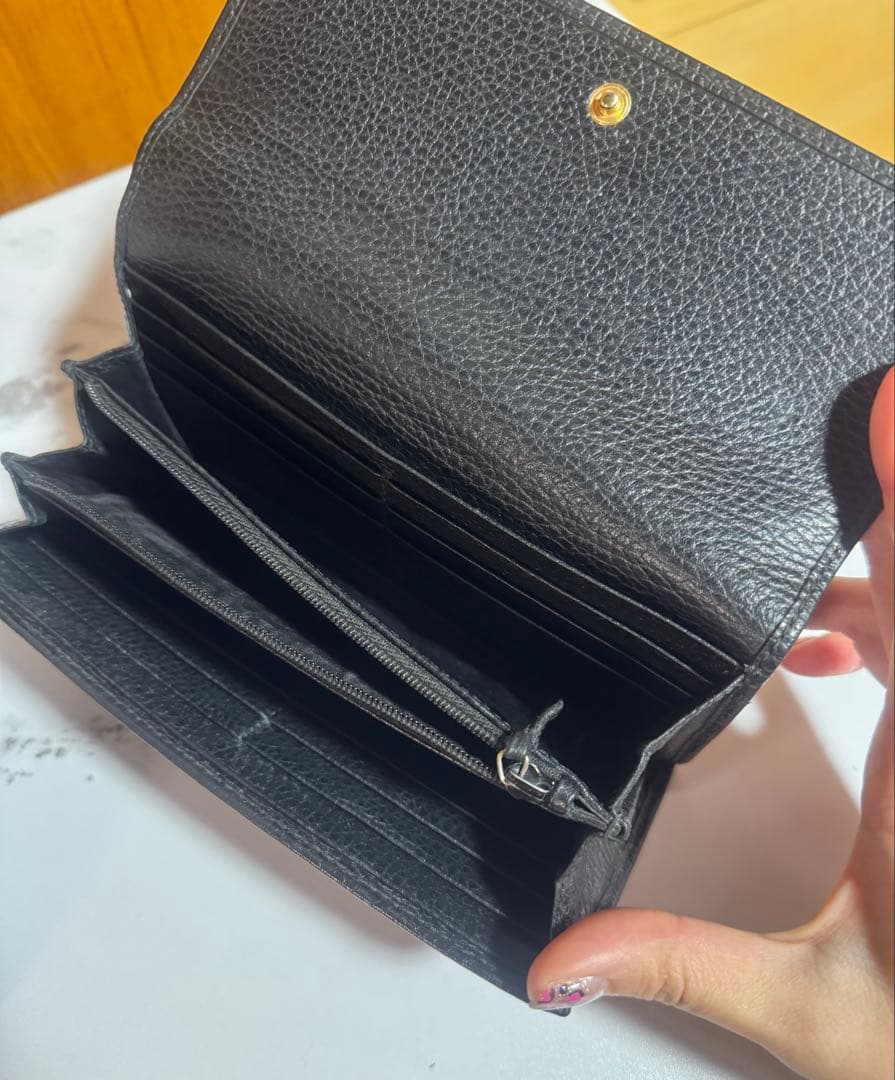 【即購入◎】GUCCI 長財布 ダブルG コンチネンタルウォレット 黒