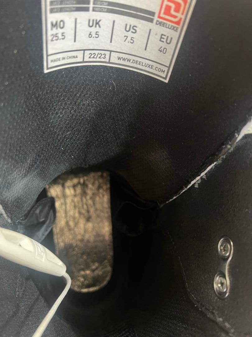 2シーズン10回程使用25.5cm DEELUXETEAMIDLTD 22-23