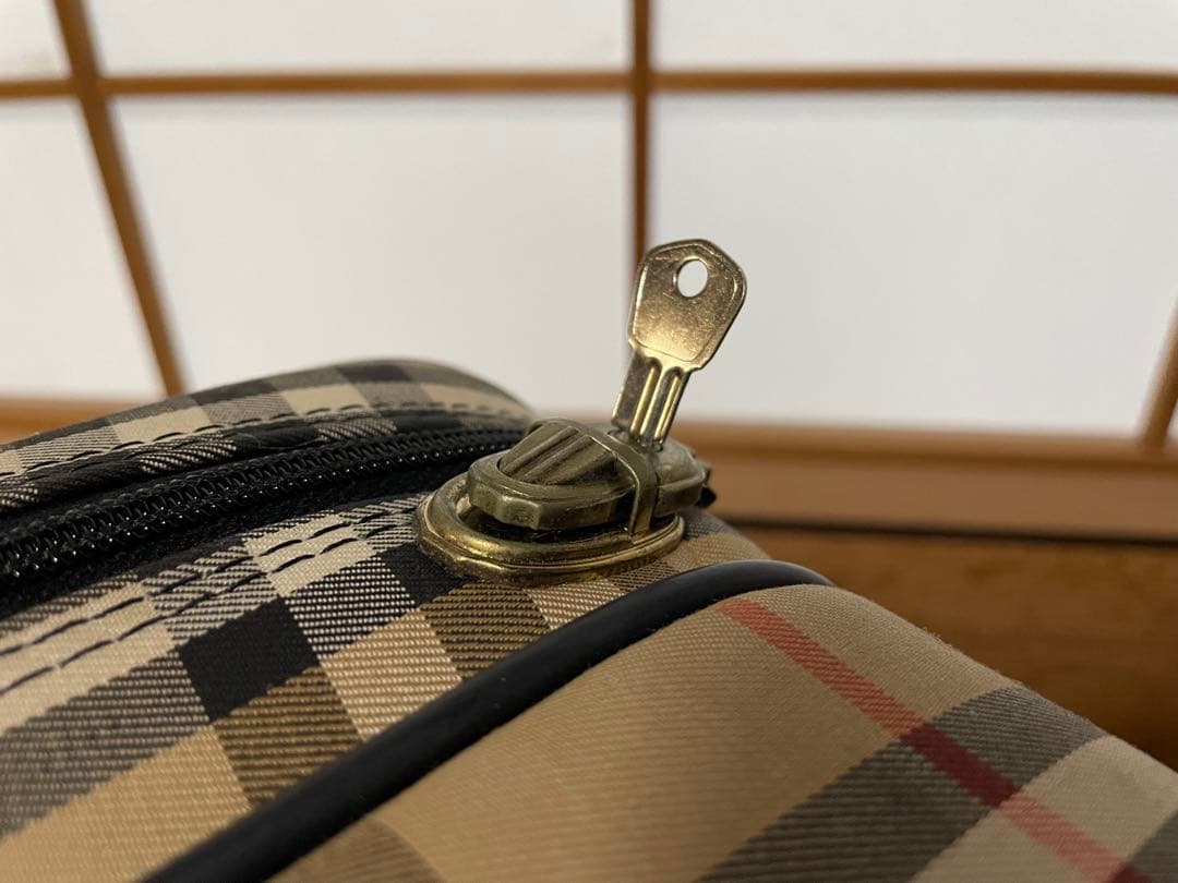 ビンテージ【BURBERRY】バーバリーボストンバッグ