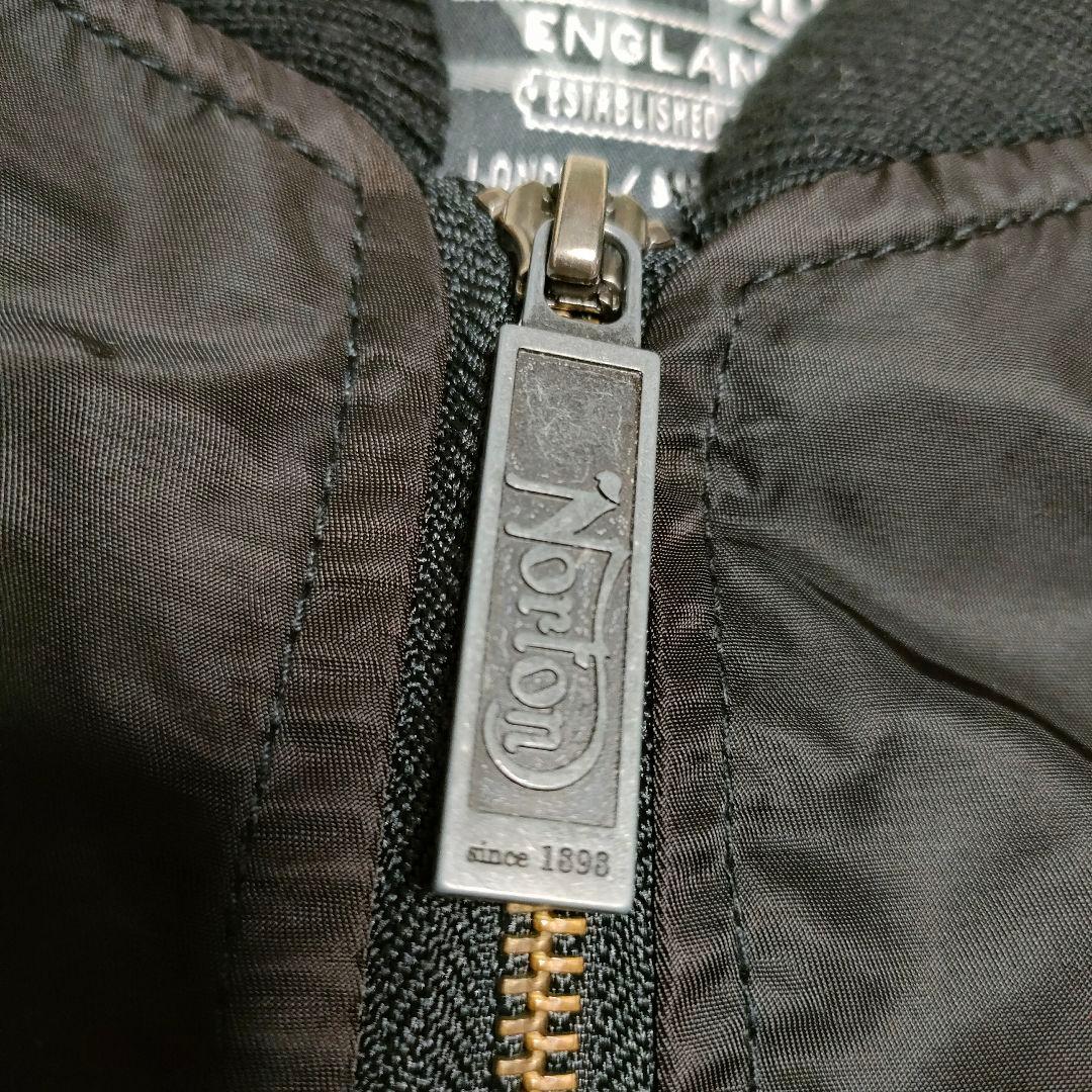 【✨極美品✨】Norton　ノートン◎刺繍MA-1　ブラック　M