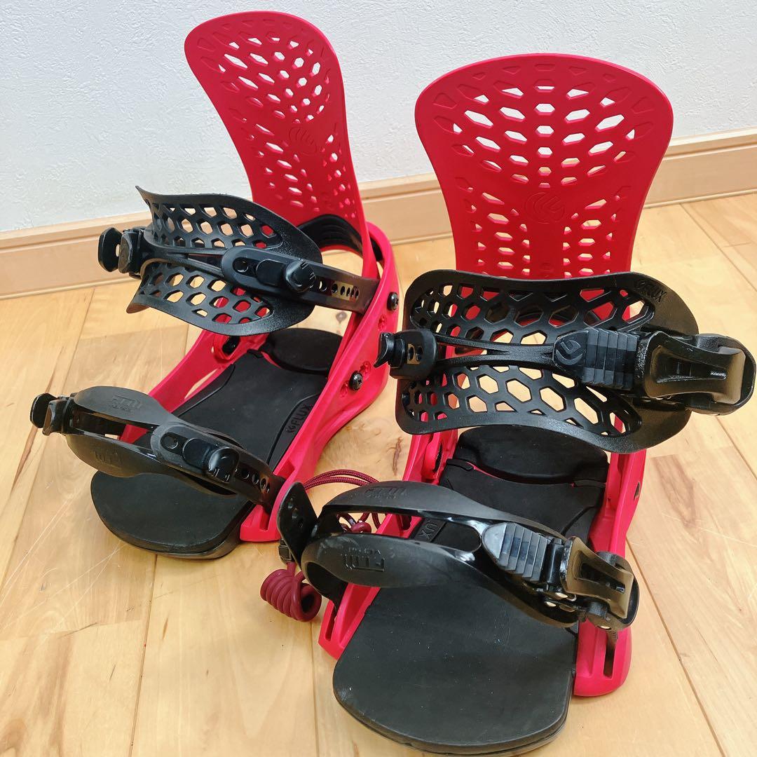 FLUX PR スノーボードビンディング レッド/ブラック