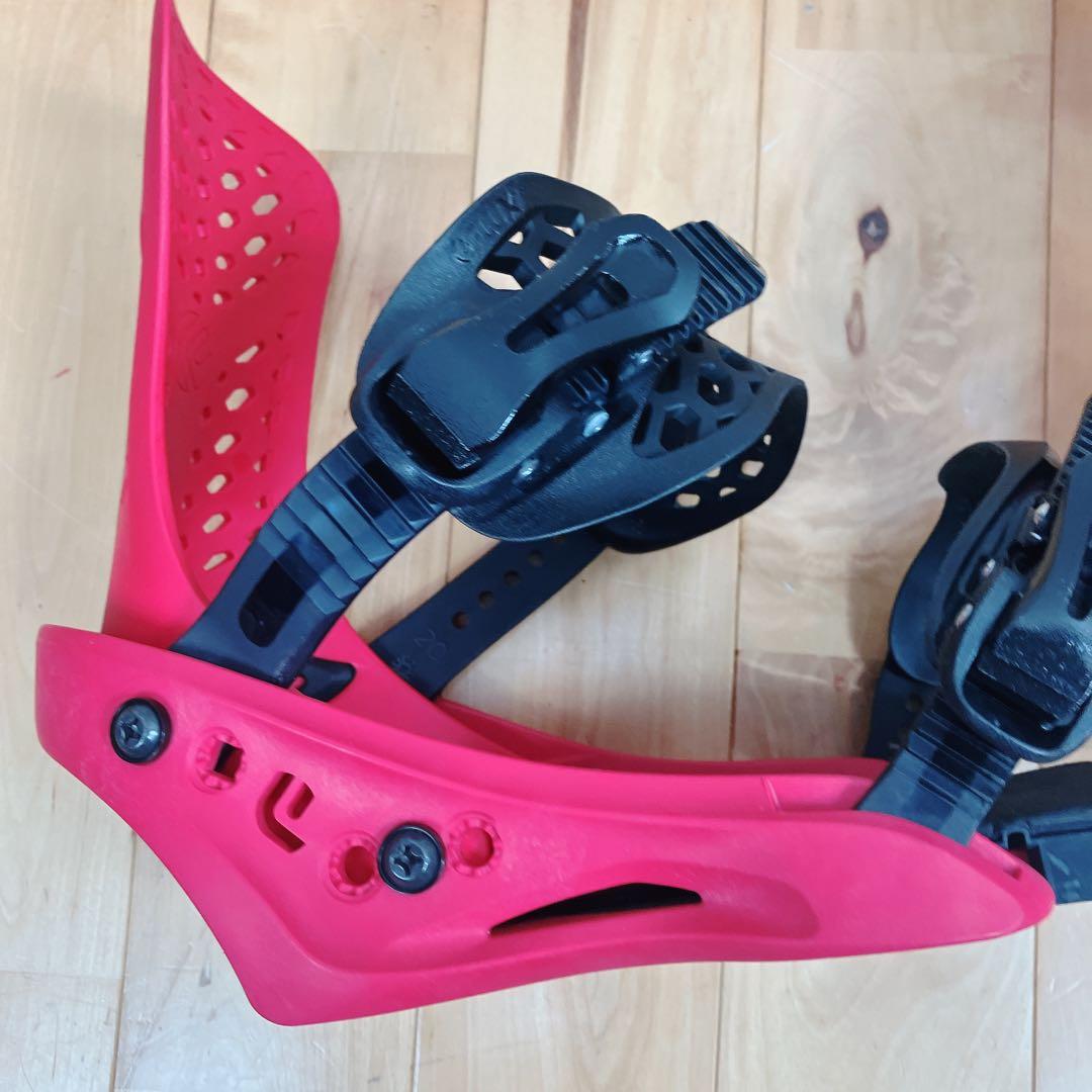 FLUX PR スノーボードビンディング レッド/ブラック