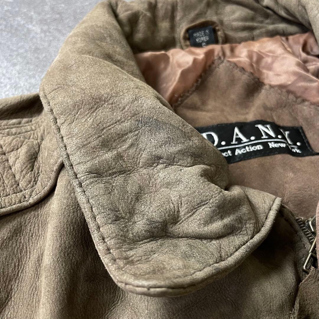 本革 ヴィンテージ A-2 G-1 レザーフライトジャケット 茶 S 短丈