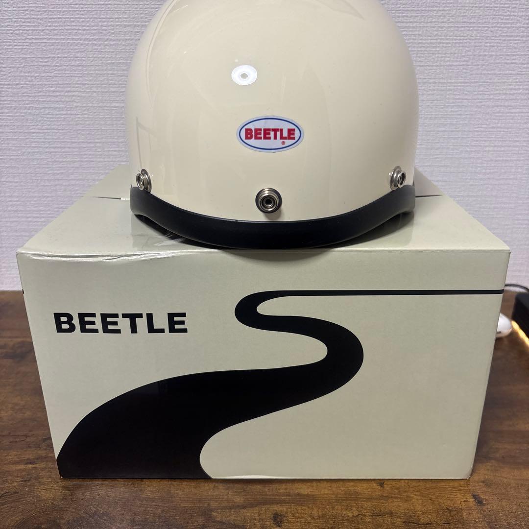 BEETLE ショーティジェットヘルメット ホワイト