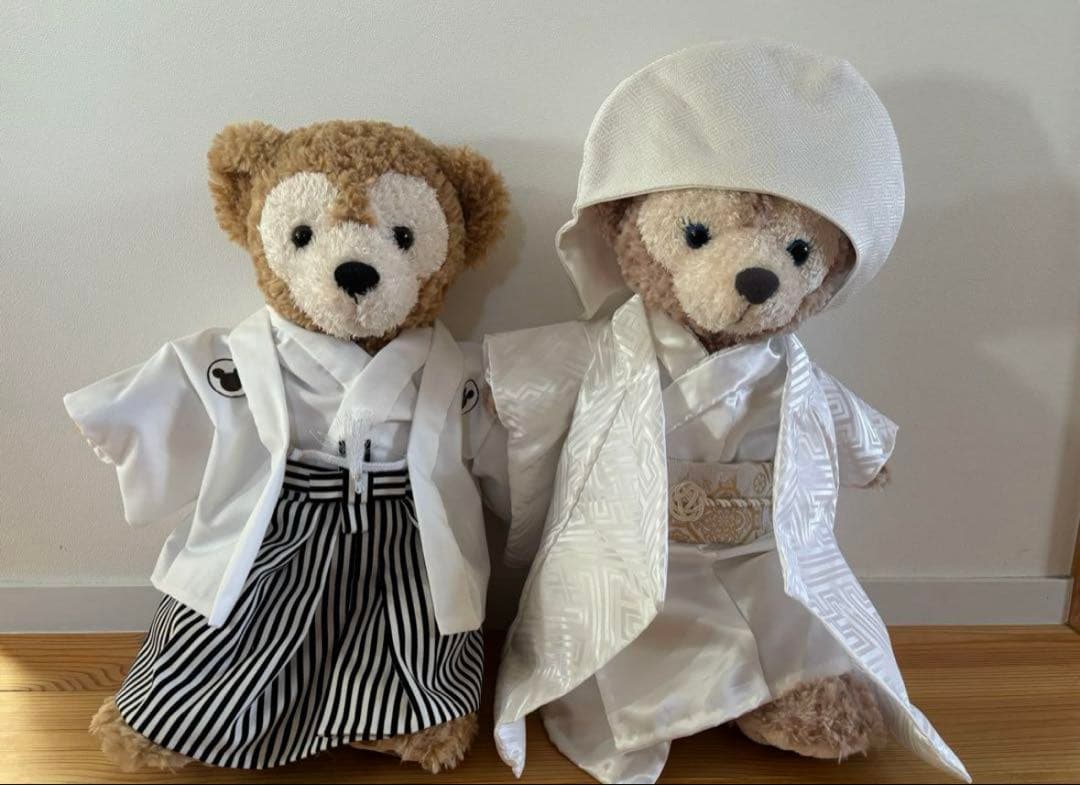 ダッフィー シェリーメイ 紋付袴 白無垢