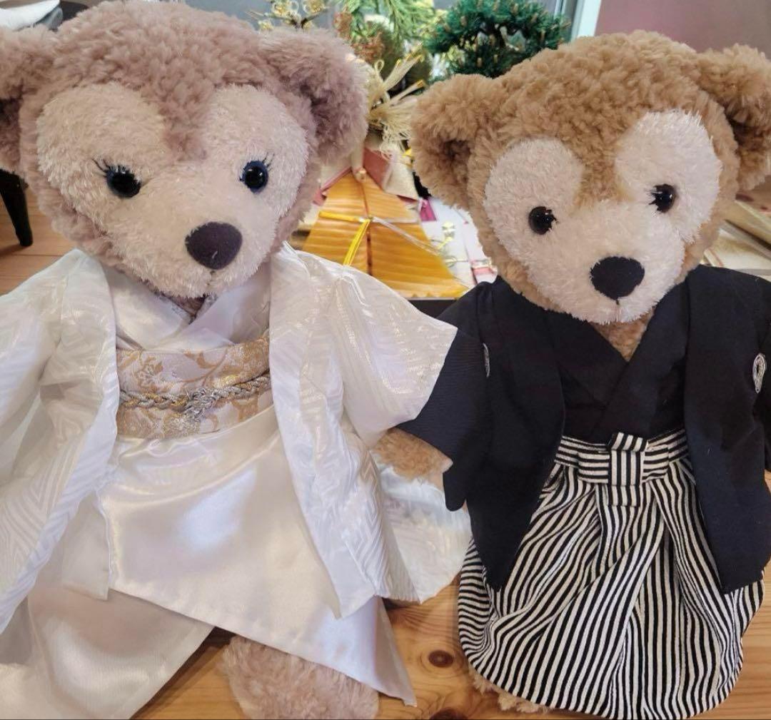 ダッフィー シェリーメイ 紋付袴 白無垢