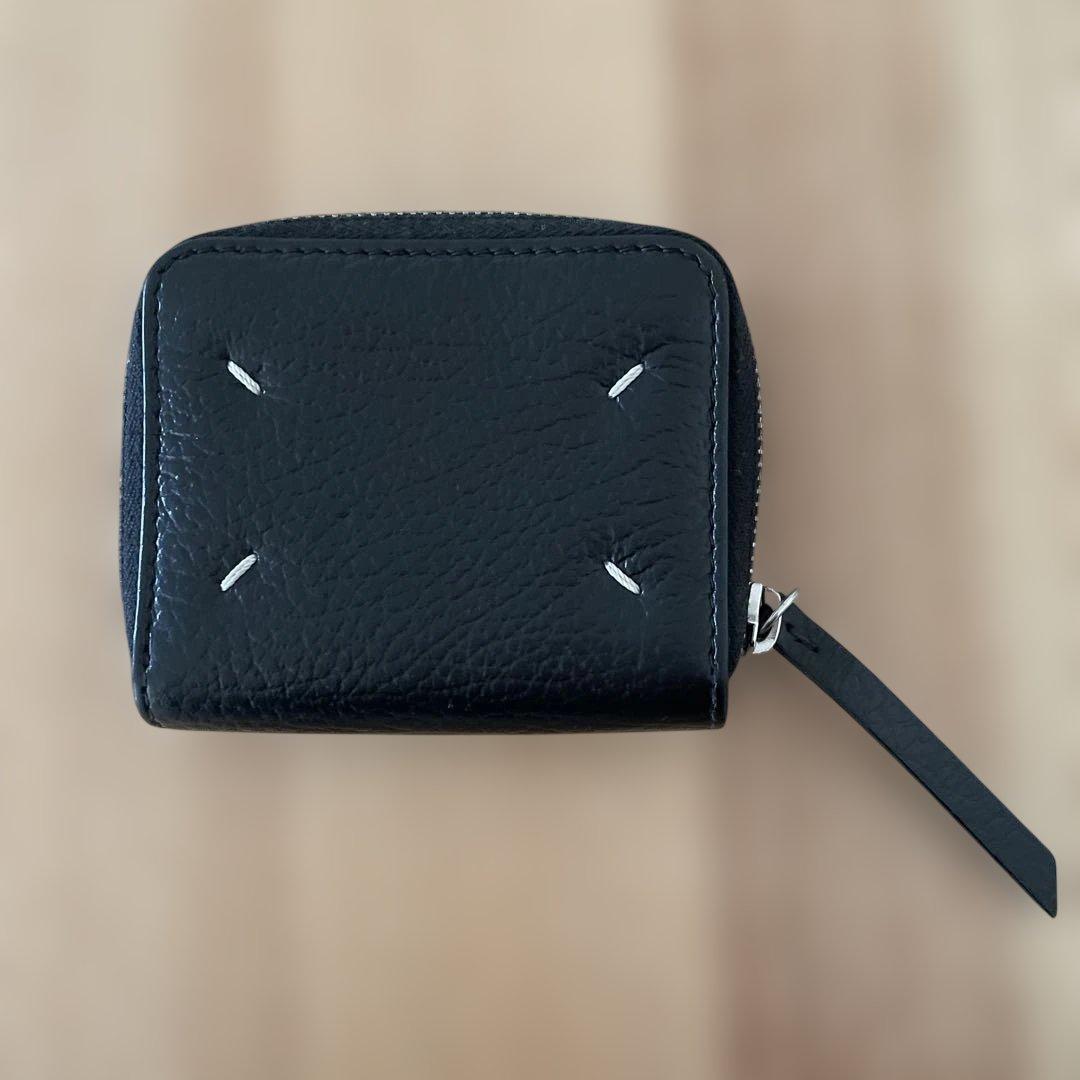 早い者勝ち❗️Maison Margiela ブラック二つ折り財布