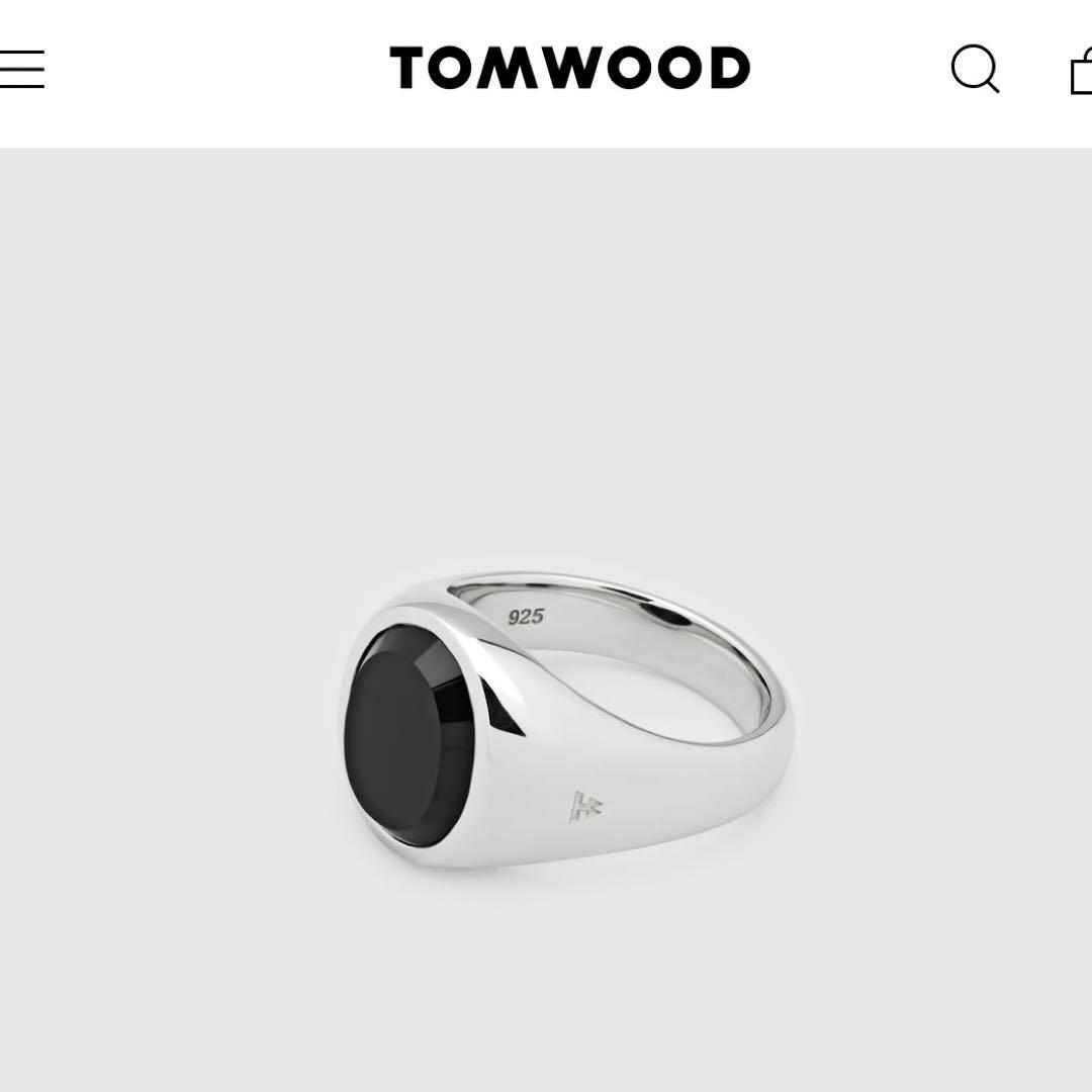 新品 TOM WOOD トムウッド リング Lizzie Ring Onyx