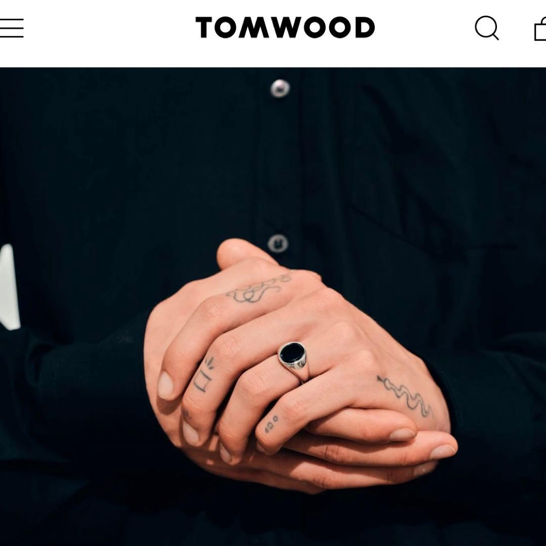 新品 TOM WOOD トムウッド リング Lizzie Ring Onyx