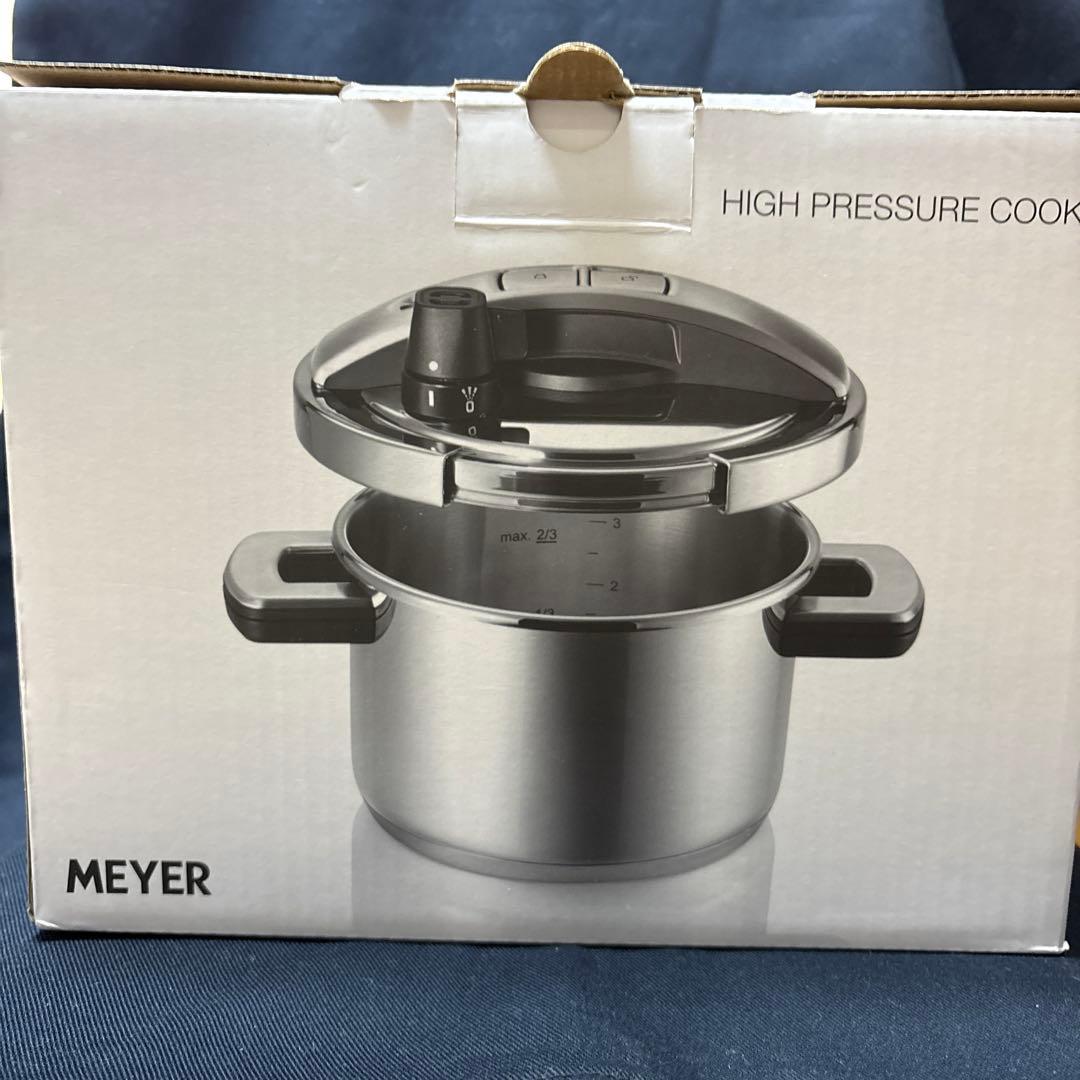 MEYERステンレス圧力鍋 安全ロック機能付き4.0L