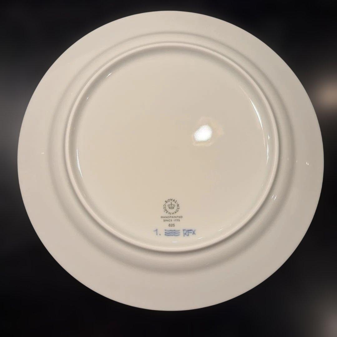   BFTD 25cm ブルー花模様皿