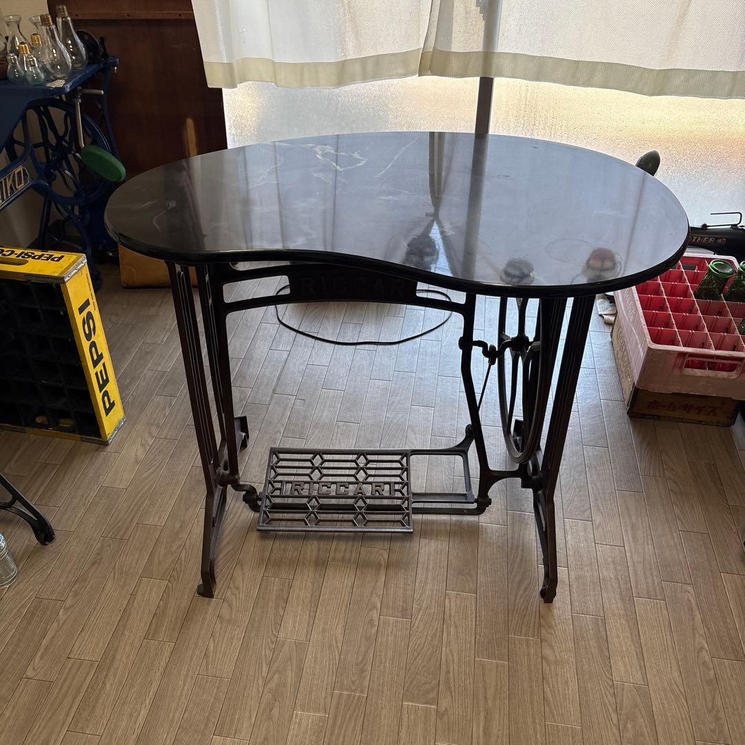 リッカー　足踏みミシン　脚のみ 昭和レトロ　アンティーク　引取り限定