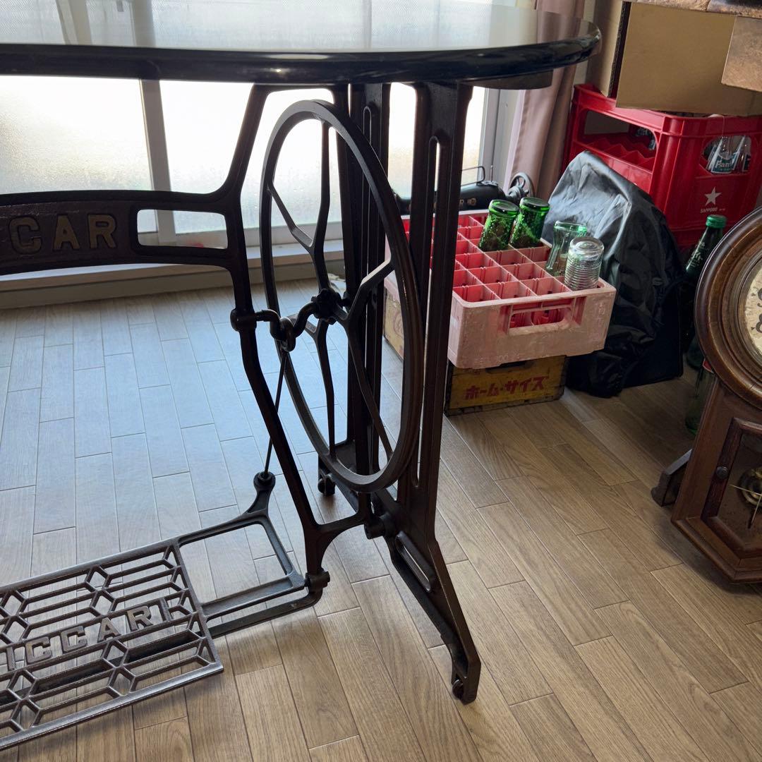 リッカー　足踏みミシン　脚のみ 昭和レトロ　アンティーク　引取り限定