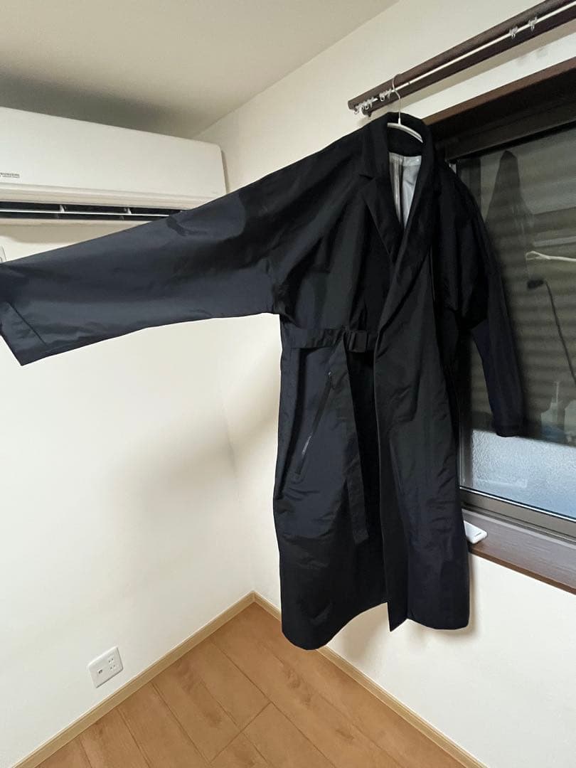 F/CE 2way wrap double breasted コート ブラック