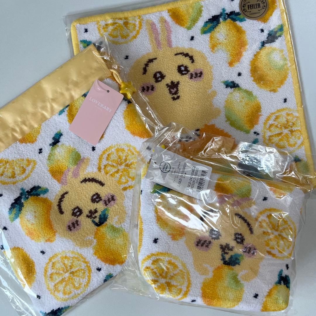 フェイラー　ちいかわうさぎ　3点セット