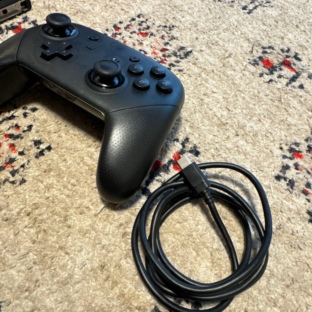 【純正プロコン付】Nintendo Switch 本体バッテリー強化版　動作良好