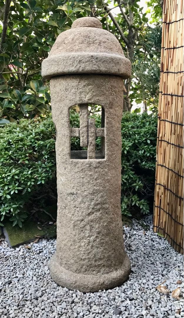 【天然石・石灯篭・露地庭灯篭・坪庭灯篭・和洋庭園灯篭】庭石オブジェ箱庭造園飾り石