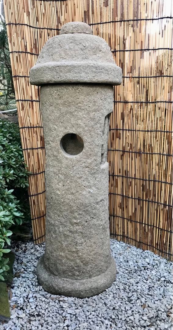 【天然石・石灯篭・露地庭灯篭・坪庭灯篭・和洋庭園灯篭】庭石オブジェ箱庭造園飾り石
