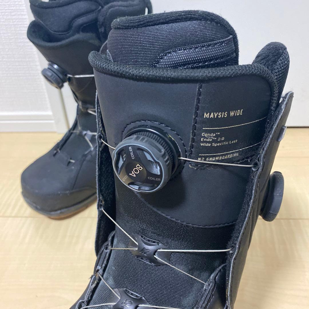 【美品_即日発送】K2 ケーツー　スノボブーツ　MAYSIS WIDE 25cm