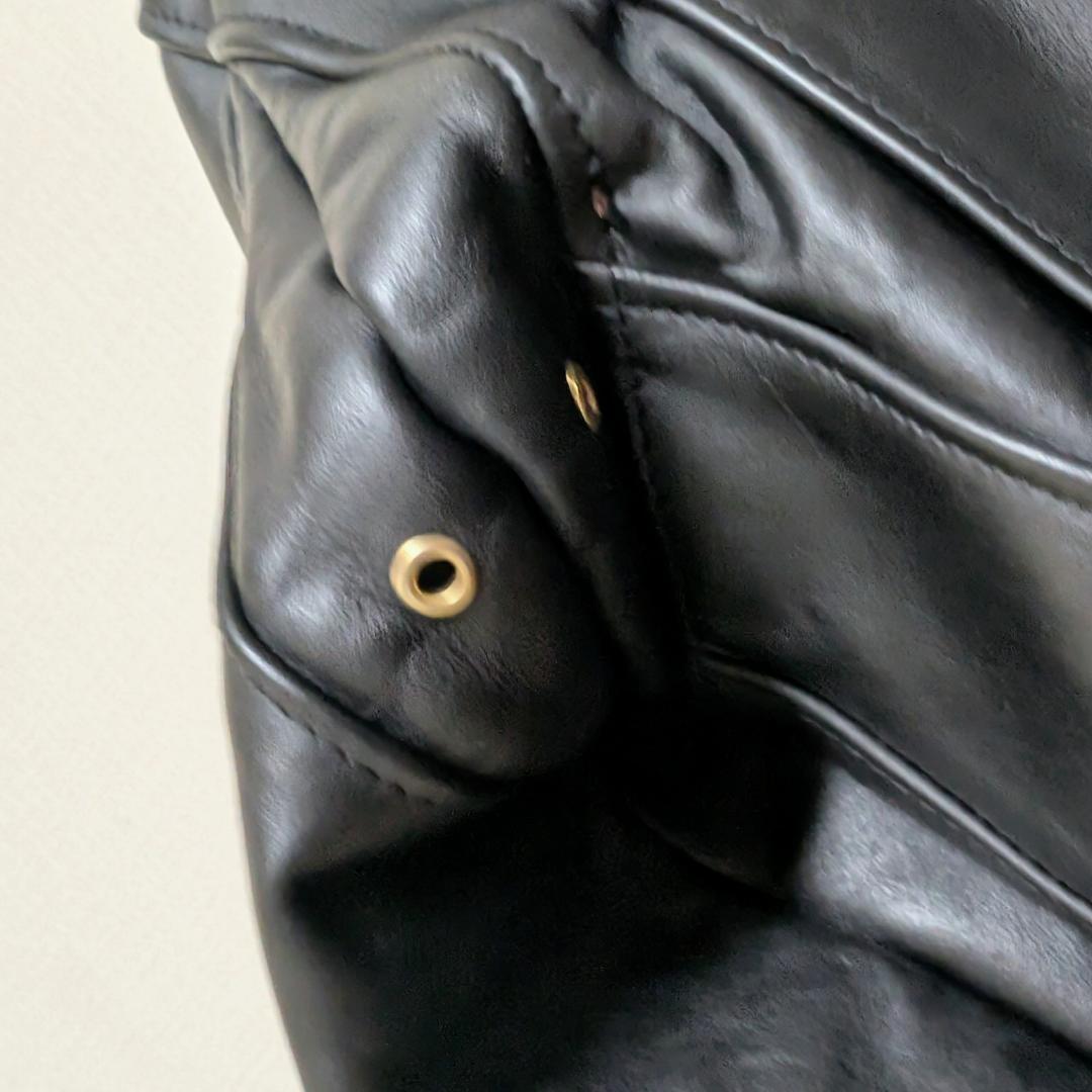 Schott 642 USA製 シングルライダース ジャケット 42 ライナー付