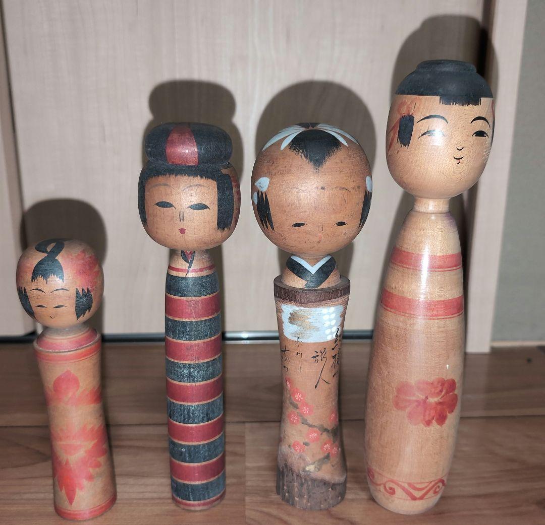 木製こけし 14体