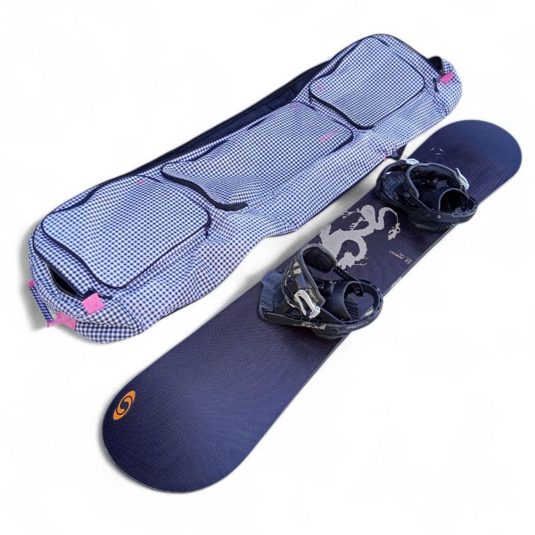 【美品】スノーボード ATOMIC 144cm ビンディング ケース付き