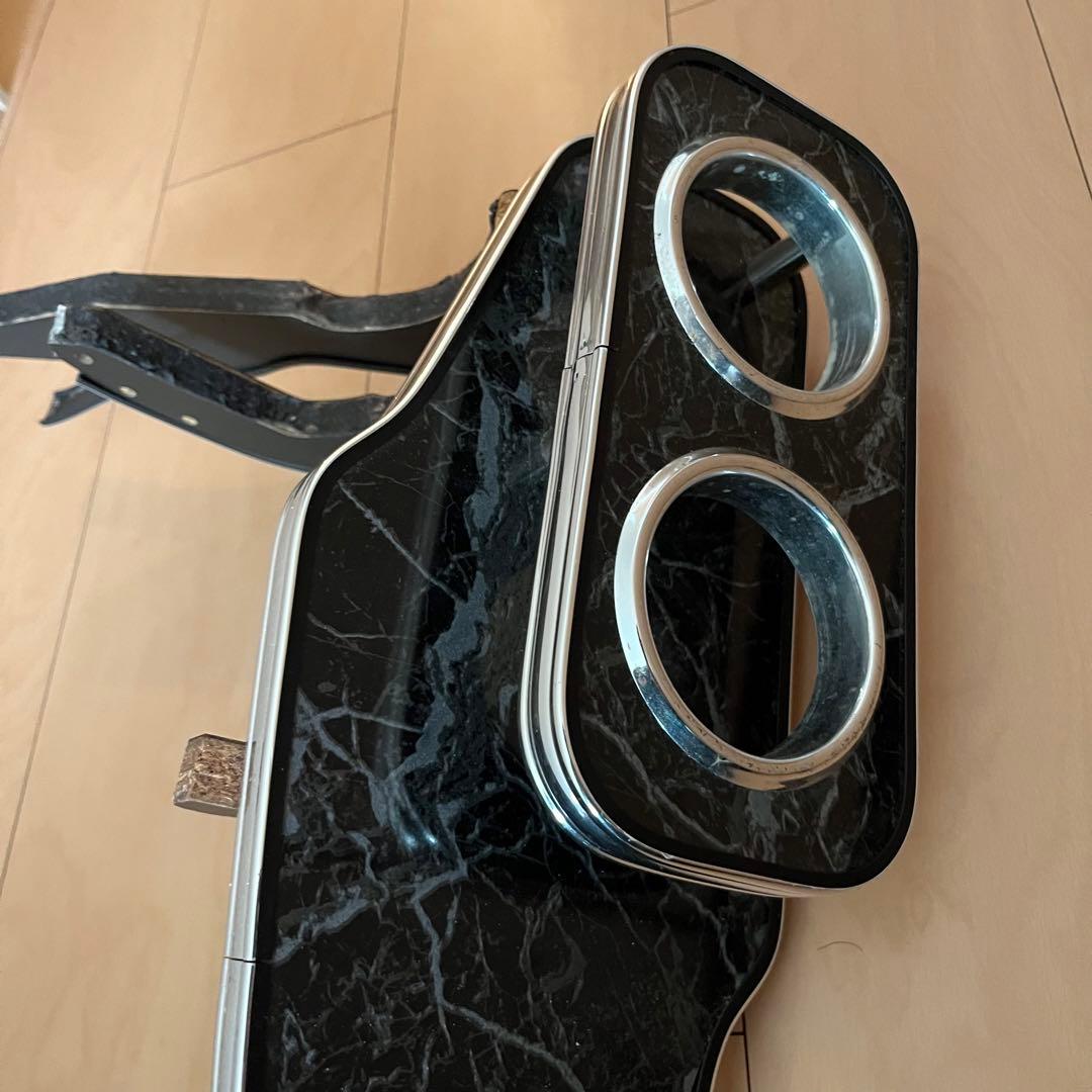 50プリウス　フロントテーブル　カップホルダー ブラック