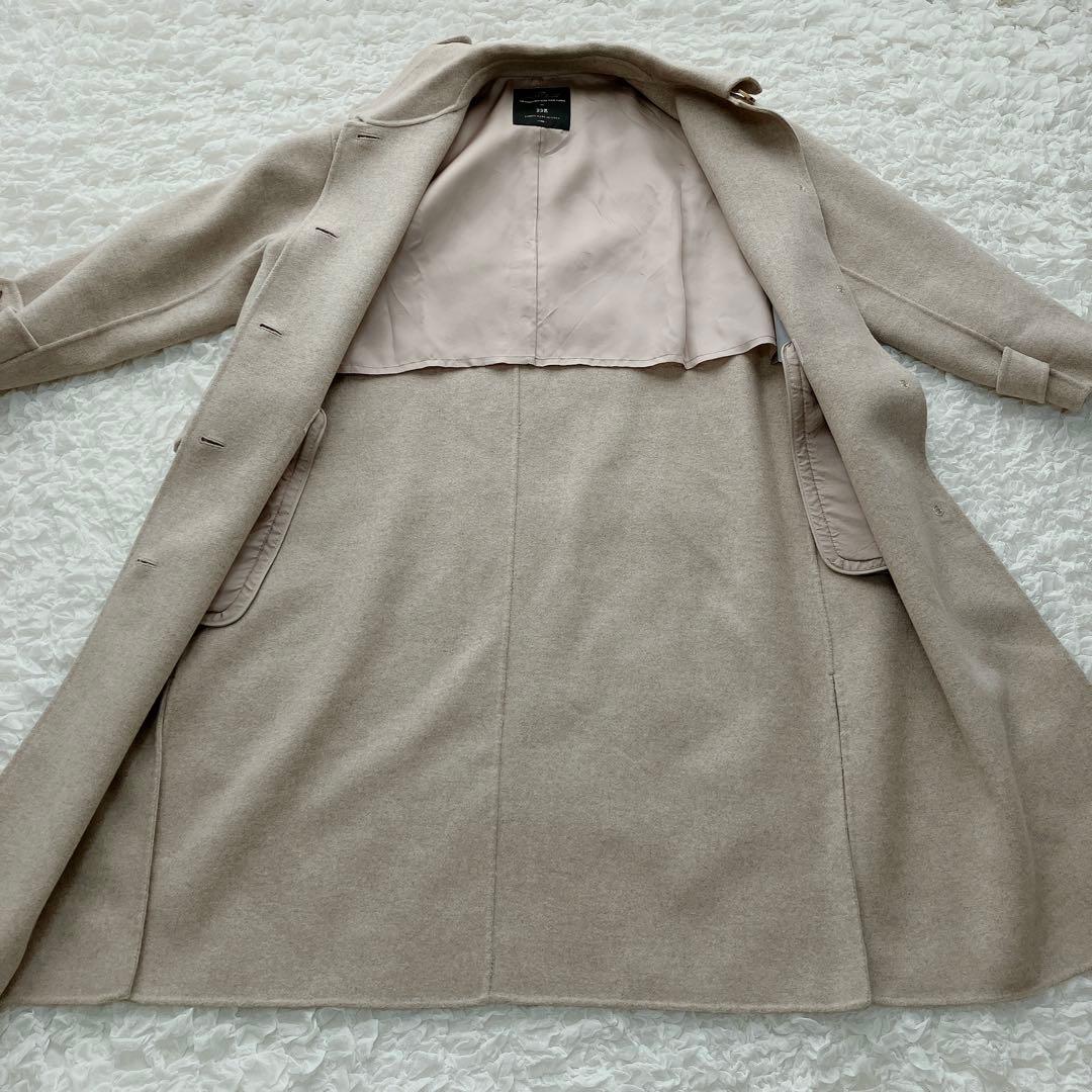 23区　24AW MANTECOPureリバー ロングコート　38 ベージュ