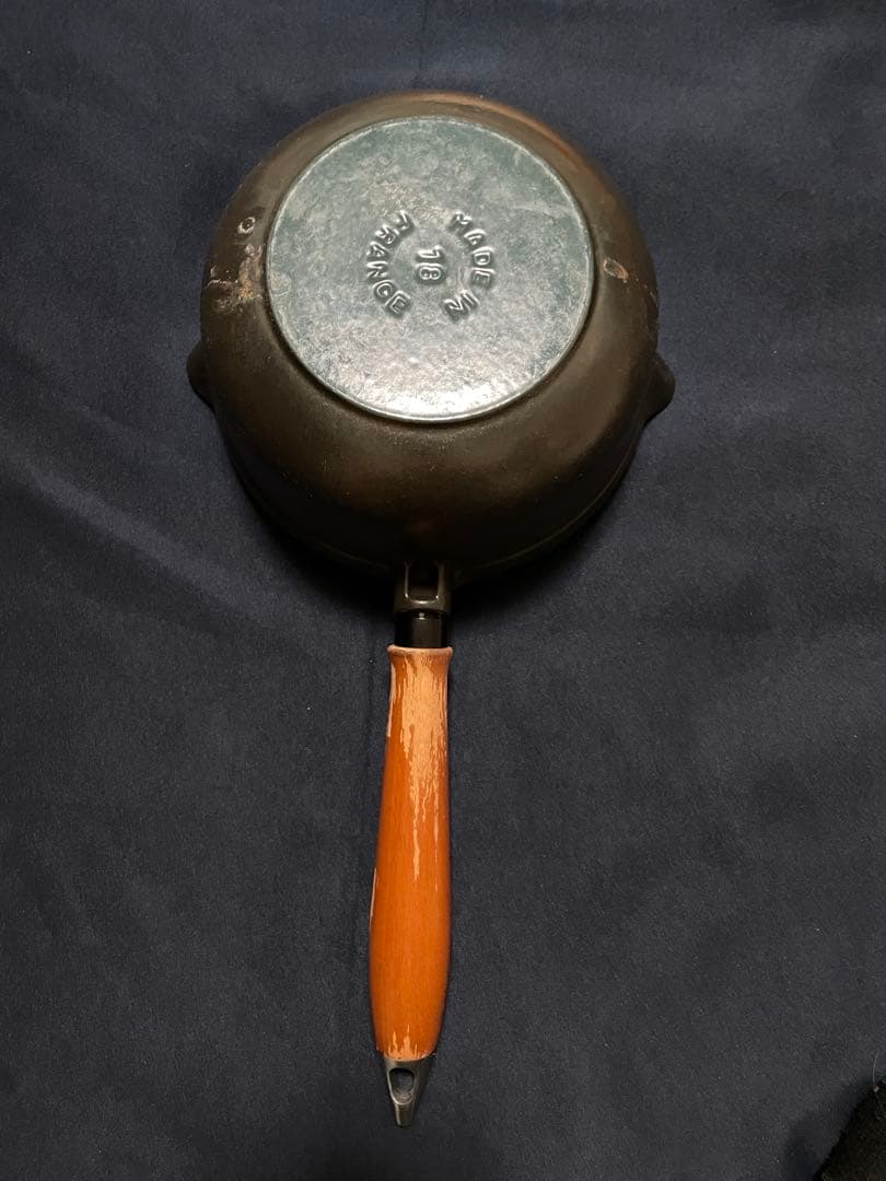 Staub ストウブ ヴィンテージ ソースパン 木製ハンドル18cm